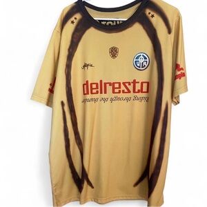 Travis Scott Yellow & Brown 'TOUR' Graphic Tee